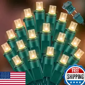 B0b94l8p2v Lamphome Warm White 64.8ft 300 Led Wide Angle String Lights 3 Pack Green Wire