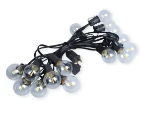 Ledpax Technology 716407916645 100ft G40 Outdoor String Lights With 100 Shatterproof Led