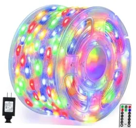 Mhg741 Linhai Jingcai Lighting Factory 200ft 800led Christmas Lights Outdoor Cool White Fairy String 8 Modes