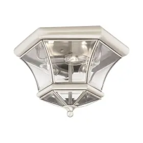 7053-91 Livex Lighting Monterey/georgetown - 3 Light Outdoor Flush Mount In