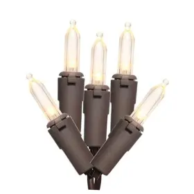 L1503fb3 Lucky Star Lights 150 Led Warm White Christmas With 50 Ft Wire Ul Listed And Brown