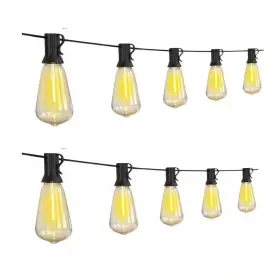 52-sh Lukyamzn 313104017011 50 Lights 100 Ft. Outdoor Edison Plug-in Led String Light 2700k Dimmable