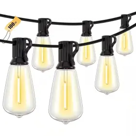 Lukyamzn 445004499406 50-light 100 Ft. Outdoor Novelty Plug-in Led Hanging String Light 2700k 50 2