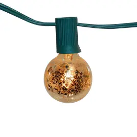 Lumabase 445008826888 25 Ft. 25-light Gold Mercury Globe String Lights