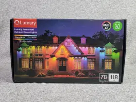 L-po118a1 Lumary Permanent Outdoor Eaves Lights 78 Lights/118ft