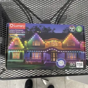 Lp080d1 Lumary Rgbai Outdoor String Lights 80 Led 118ft Multicolor Waterproof