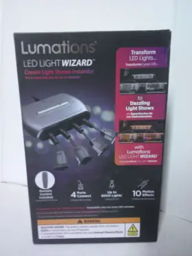 Lr0001910u09 Lumations Led Light Wizard Create Shows Instantly 4 Port 10 Motion Effects