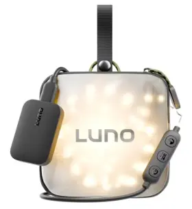 Luno 850054856579 Camping String Lights 20ft Usb-powered Warm White For Outdoor Adven