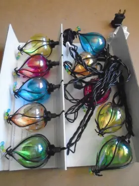 Ms-10-304 Mainstays String Light 10-count Outdoor Multi-colored Led Lights