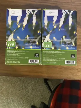 Sad1 Mainstays 2-pack Mini String Lights Warm Outdoor Green 100 Count Led 21 Ft -sad1