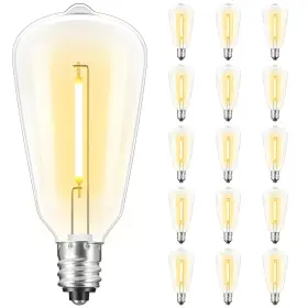 Maxvolador Nc-st38-2700k-15 15 Pack St38 Led Replacement 3.25 Inches X 1.5 Warm White