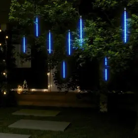 Meteor Light Set 720286433799 Of 8 Blue Plastic Standard