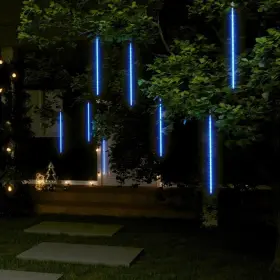Meteor Light Set 720286433812 Of 8 Blue Plastic 19.7 In Tubes