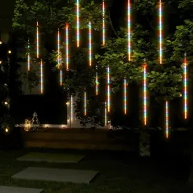 Meteor Light Set 720286433867 Of 20 Colorful Plastic 19.7 In Long Per Tube