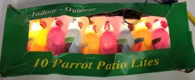 Midwestern Home 017845105845 Parrot Party Patio Lights Indoor Outdoor Camping Rv Blow Mold 5 Inch Set 10 - Works Midwestern Home 017845105845 Parrot Party Patio Lights Indoor Outdoor Camping Rv Blow Mold 5 Inch Set 10 - Works