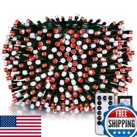 B0d9xxkddq Minetom 328 Ft 1000 Led Christmas Tree Lights Outdoor Indoor String With