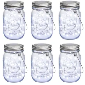 B08214wh1c Mlambert Mason Jar Solar Lights 30 Leds 6 Pack Hanging Outdoor Waterproof Fairy