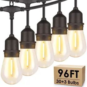 B0bv6knx38 Mlambert 96ft Dimmable Led Outdoor String Lights Patio Yard 30 3 Bulbs