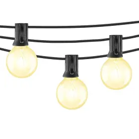 Mr. Beams 715835420656 1w G40 Globe Bulb Led String Lights 25 Ft Black