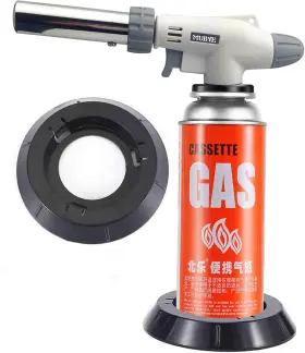 Torch-516 Mubye Butane Torch Kitchen Blow Lighter - Japans Original Culinary Small Grey
