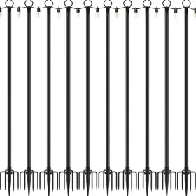 Mutovlin 649226708743 10 Pack String Light Poles Ft For Outside Lights Outdoor L