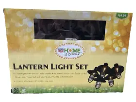 Nantucket Distribution 764878339814 Patio And Garden String Lights Set Indoor/outdoor - Of 10 Ft New