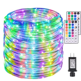 B0fcs3lhd8 Nazuwke 200ft 18 Color Changing 610 Led Outdoor Rope String Lights With Remote