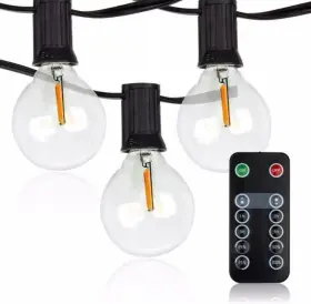 Newhouse Lighting 726843018261 String Lights 50ft Led Outdoor Plugin Globe Bulb Remote G11