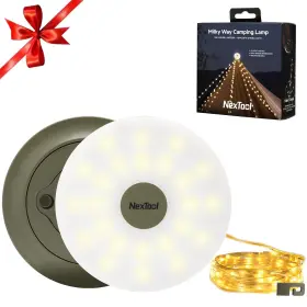 Ne20288 Nextool Retractable Camping String Lights Outdoor With 5 Light