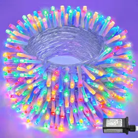 B0d5qqj65m Nielfoi Multicolor Christmas Lights Outdoor Indoor 100ft 300 Led String