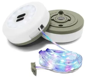 Sxt-m01 Ninghai Shangrui Electrical Appliance Co. Ltd Camping String Lights 4 In 1 Quick Storage 32.8ft 2pack Multicolor
