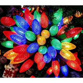 Nordic Hygge 711181031485 100 Ft. 50 Led Indoor Outdoor String Light For House Roof Patio Tree Multicolor