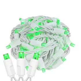 B00m8cakqw Novelty Lights 25ft 50 Green Led Christmas String White Wire Connectable
