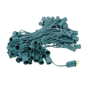 C910012 Novelty Lights 100 Feet C9/e17 Intermediate Base Christmas Stringer Vintage