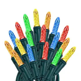 Noveltylights.com 445051524557 M5 50 Light 25 Ft. Multicolor Indoor/outdoor Integrated Led Globe String