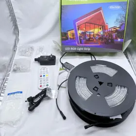 Novostella 744603916657 Smart Outdoor Rope Light 105ft 52.5x2 Music Sync Rgb Led Strip Parts