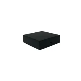 Pcp24blk Nuvo Iron Eazy Cap Flat Pyramid Post - Galvanized Powder Coated Steel Black 3.5 Inch X3.5