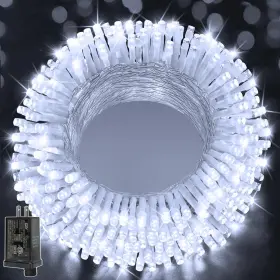 B0cps1jdqq Ollny Christmas Lights 200led 60ft Indoor Outdoor Connectable Cool White String