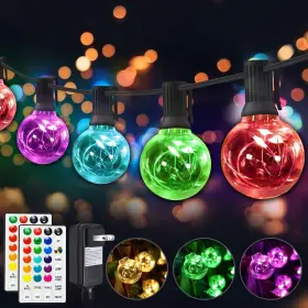 Dy-qp-100 Omika 50ft Outdoor String Lights Patio Waterproof With 50 2 S