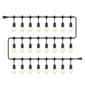 Onestop-stores 313044751723 24 Count Shatterproof Bulb Outdoor Commercial String Light 48 Ft