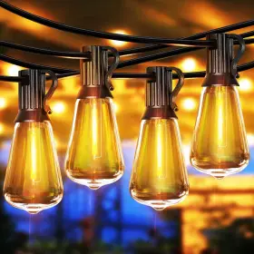 Partphoner Ulp 7 -lr 90 0.6w Led Outdoor String Lights 180ft Patio With 96 Shatterproof