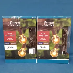 346-1134 Patriot Set Of 2 Lighting 24-light String Light