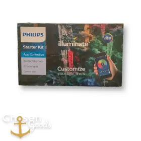 749148-101 Philips Illuminate Starter Kit Led 25 Icicle App Controlled Christmas Lights