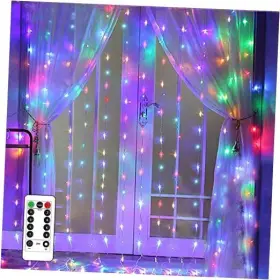 It-wcurtain-09h-562 Pjm Twinkle Led String Lights Curtain Usb Powered Fairy For Party Bedroom Multicolor