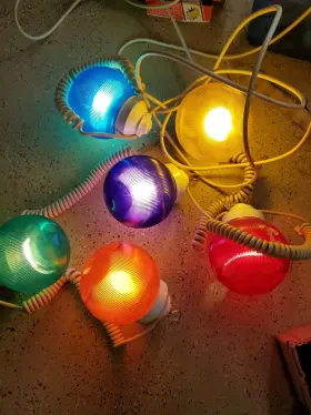 1661-00523 Polymer Products Llc Outdoor String Lights 6 Multi-color Globes Awning Rv