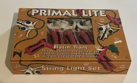 Primal 736757013009 Lot 10 Skull Head/boots 1993 Lite 14 Patio String Light Set New