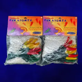 836071 Primal Vintage 2002 Light Fiesta Peppers Fun Lights Set Of 2 20ft String