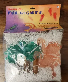 836301 Primal Fun Lights Flamingo Palm Tree Tropical Party Indoor Outdoor 10 String Prima Lite