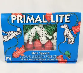 Primal Lite 736757013030 New Dalmations Dog Fire Hydrant String Lights 14ft Hot Spots Nib 1993