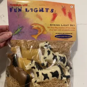 Primal Lite 736757020120 Fun Lights 12 Foot String Light Set Of 10 With Horses 1999 New